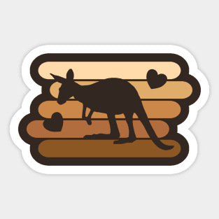 Kangaroo Lover Sticker